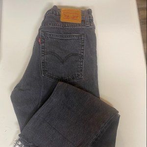 Levi's Black Washed Denim
